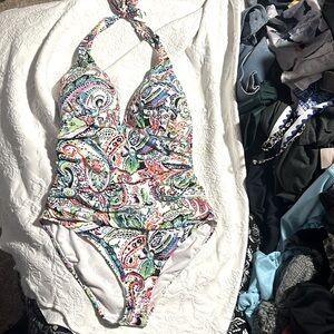 Ralph Lauren one piece bathing suit. Size large.Bag-9